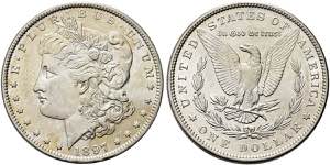 USA - Federazione. Dollaro 1897 ... 