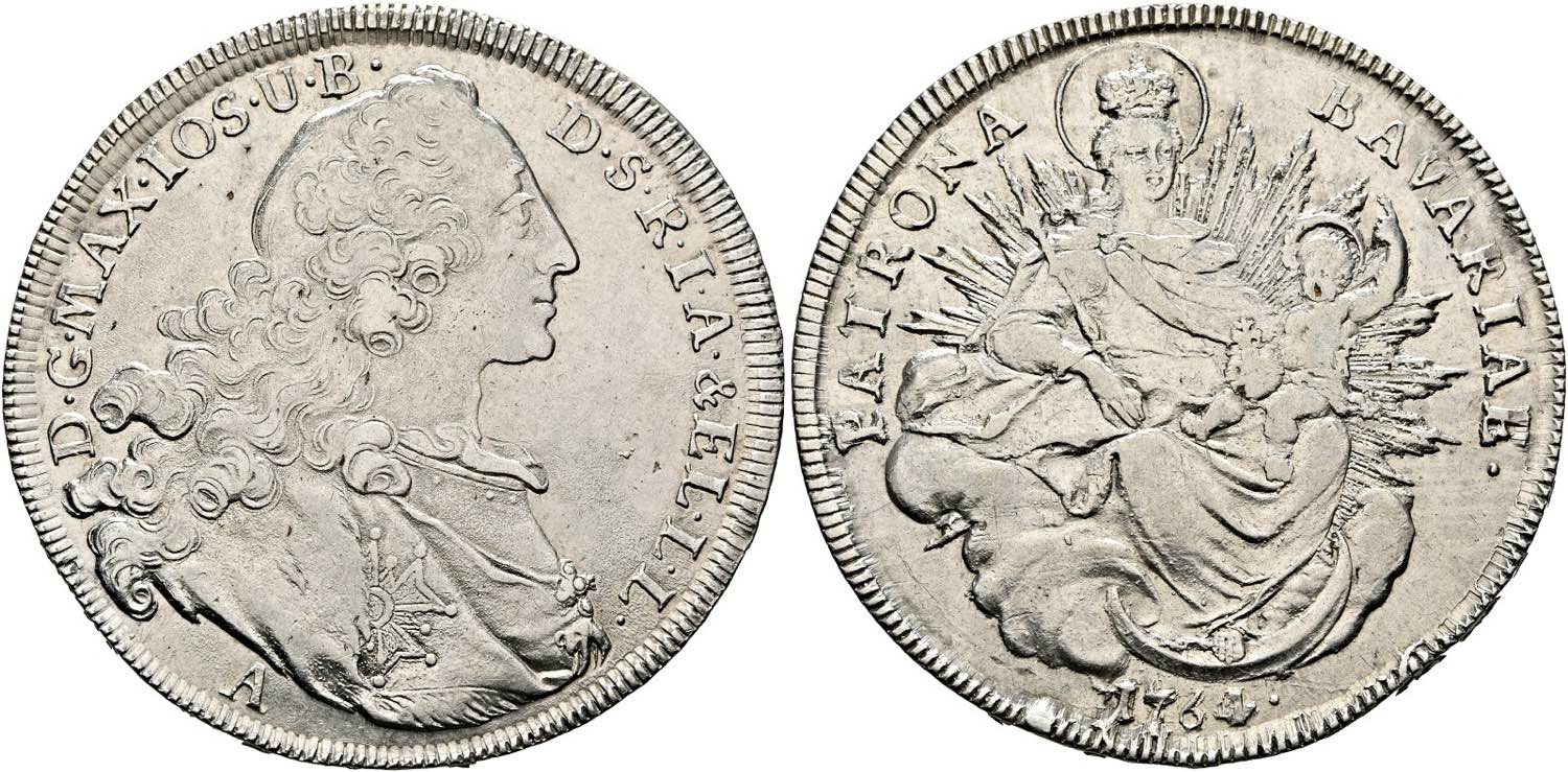Maximilian III. Joseph 17451777 Madonnentaler HD Rauch