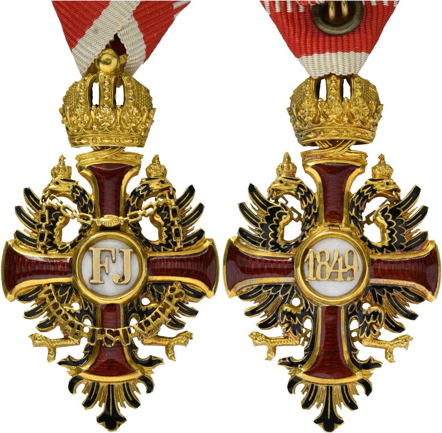 Franz Joseph Orden - Ritterkreuz. GOLD,  - HD Rauch