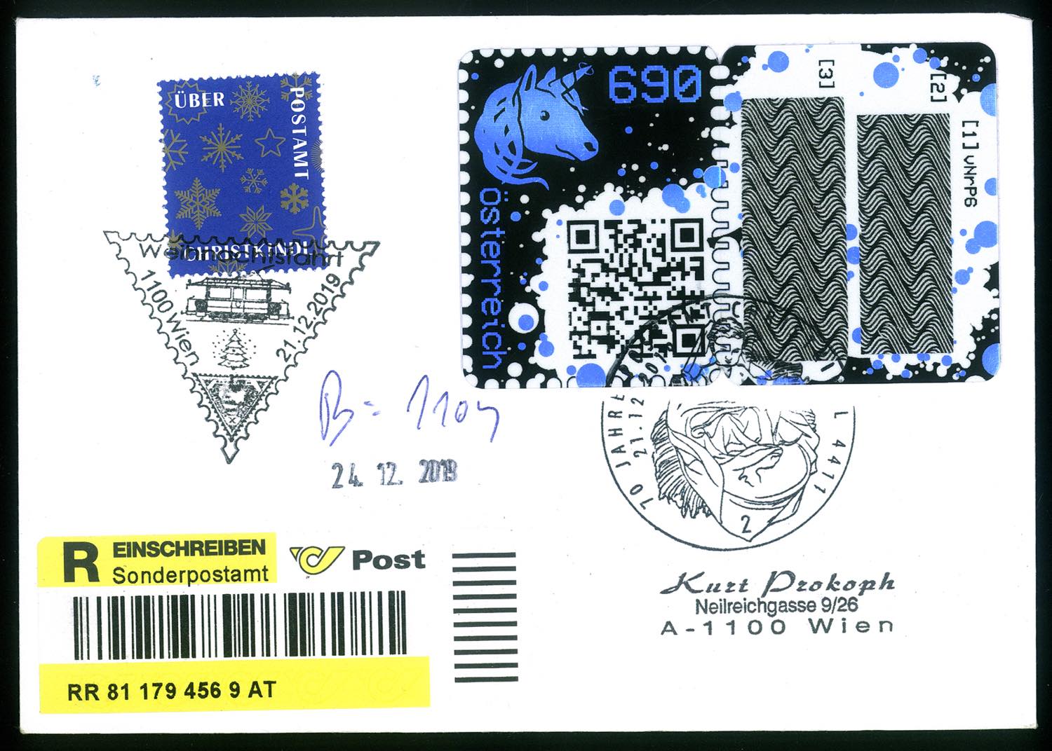 2. REPUBLIK - ⌂, 2019 Crypto-stamp 690C. ... - HD Rauch - Auktionen