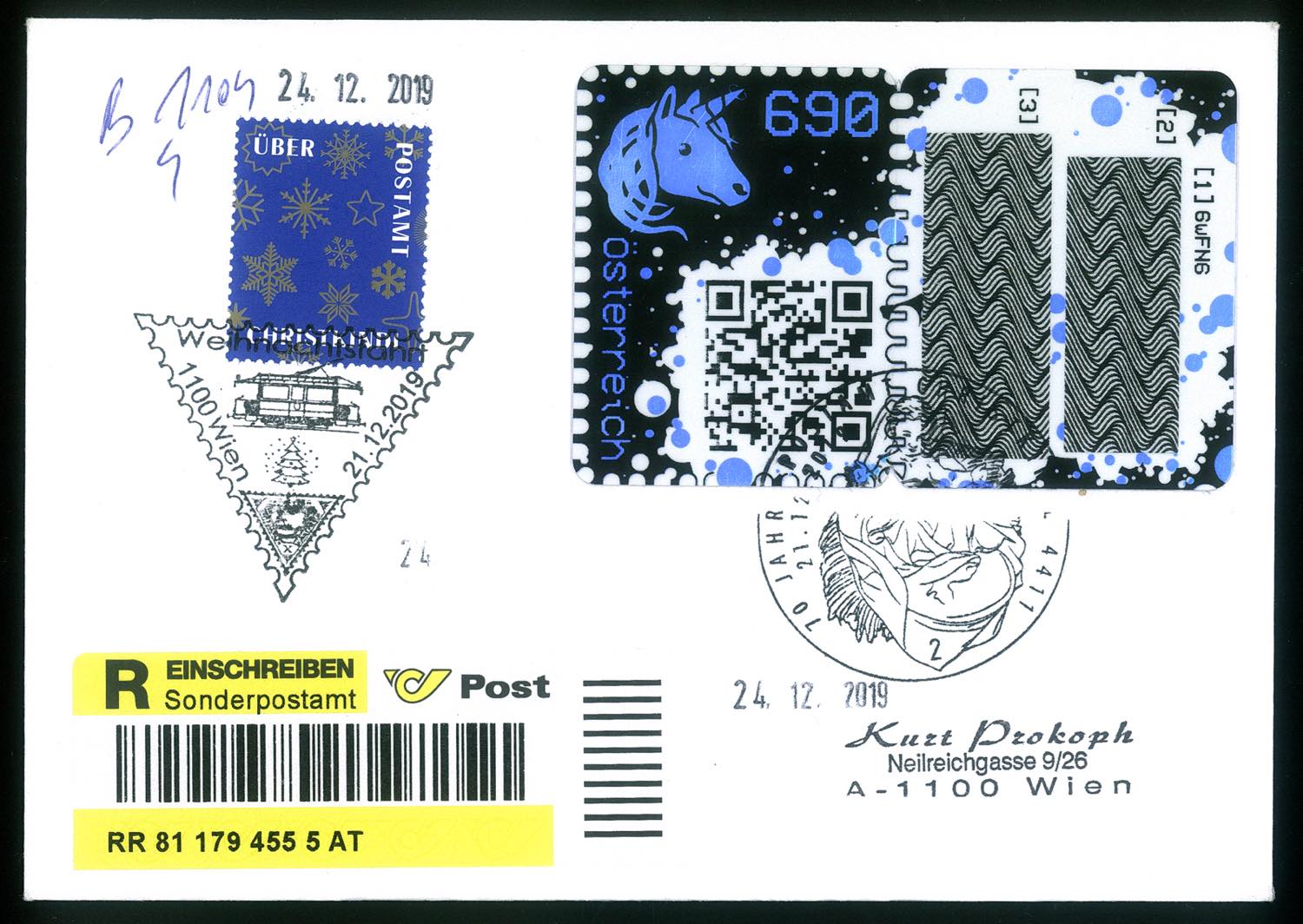 2. REPUBLIK - ⌂, 2019 Crypto-stamp 690C. ... - HD Rauch - Auktionen