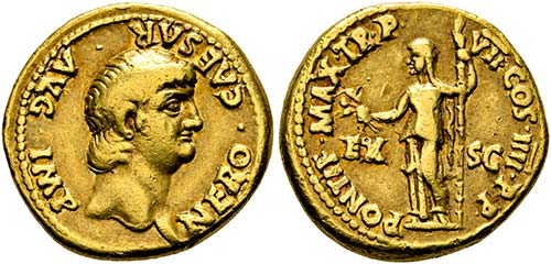 (D)   Nero (54-68).  Aureus (7,55 ... 