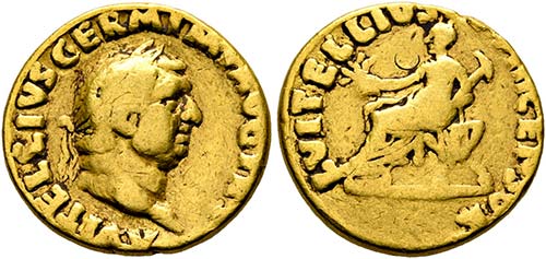 (D)   Vitellius (69).  Aureus ... 