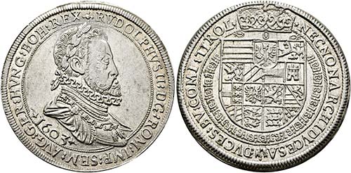 (D)   Rudolf II. 1576-1612.  Taler ... 