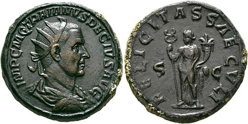 (D)   Traianus Decius (249-251).  ... 