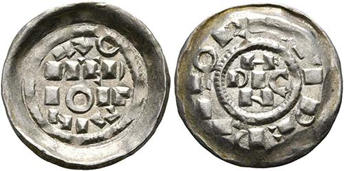 Heinrich II. 1014-1024 - Denaro ... 