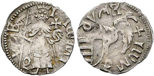 Mircea I. 1383-1418 - Silberdukat ... 