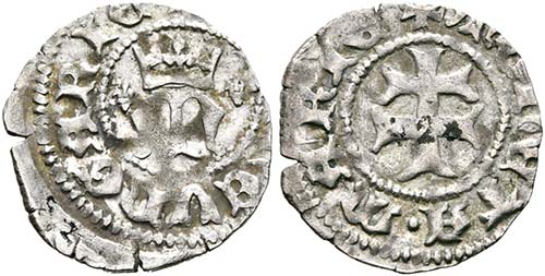 Maria 1385-1395 - Denar (0,46g) ... 
