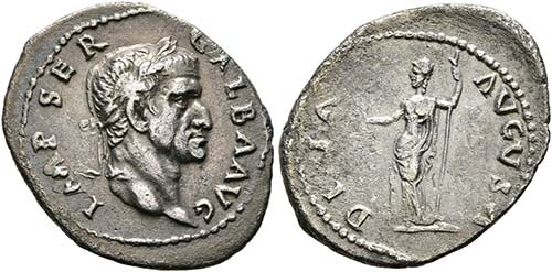 Galba (68-69) - Denarius (3,15 g), ... 
