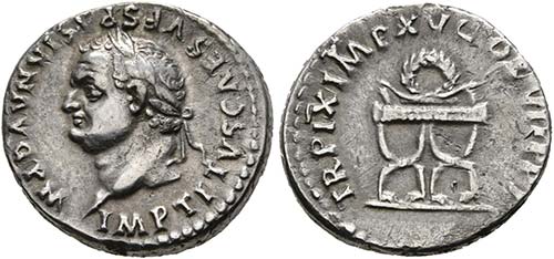 Titus (79-81) - Denarius (3,10 g), ... 