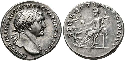 Traianus (98-117) - Denarius (3,09 ... 