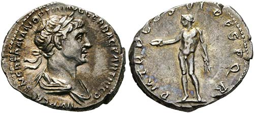 Traianus (98-117) - Denarius (3,78 ... 