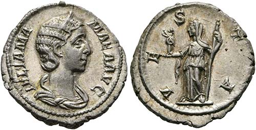 Iulia Mamaea (222-235) - Denarius ... 