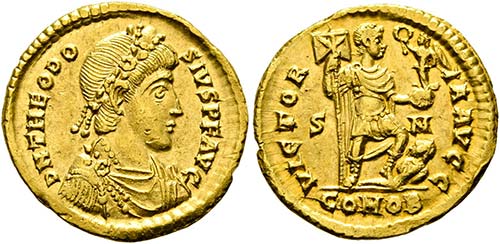 Theodosius I. (379-395) - Solidus ... 