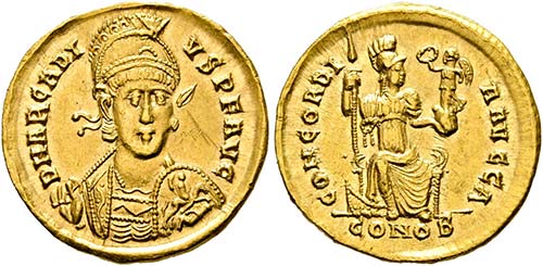 Arcadius (383-408) - Solidus (4,40 ... 