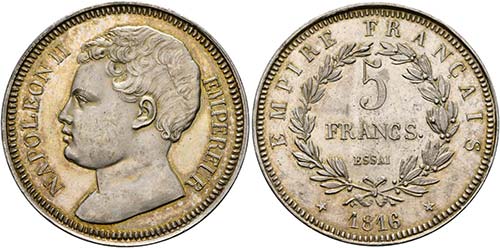 Ludwig XVIII. 1814-1824 - 5 Francs ... 
