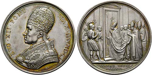 Leo XII. 1823-1829 - AR-Medaille ... 