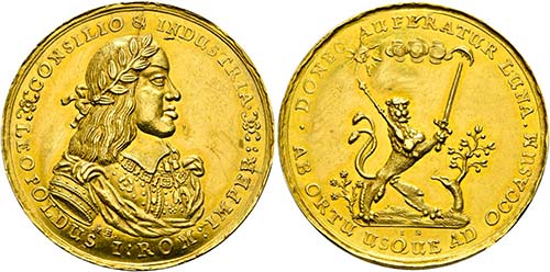Leopold I. 1657-1705 - AU-Medaille ... 