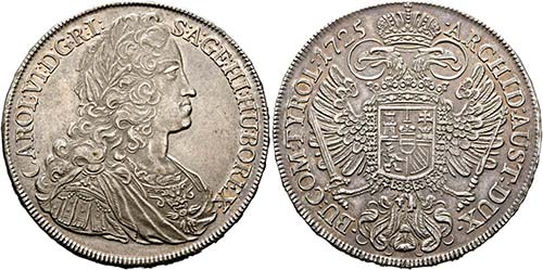 Karl VI. 1711-1740 - Taler 1725 ... 