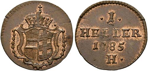 Josef II. 1765-1790 - Heller 1785 ... 