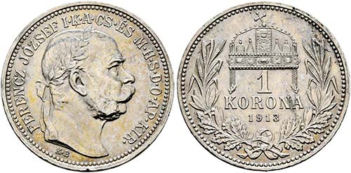Franz Joseph 1848-1916 - Korona ... 