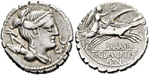 Ti. Claudius Nero - Denarius ... 