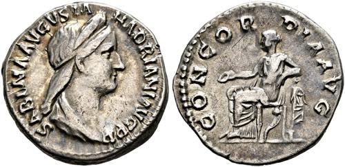 Sabina (128-136) - Denarius (3,36 ... 