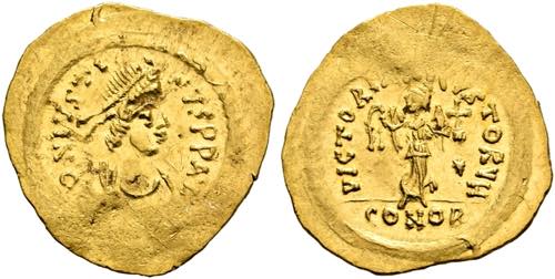 Iustinus I. (518-527) - Tremissis ... 