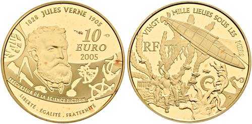 FRANKREICH - 10 Euro (8,45g) 2005 ... 