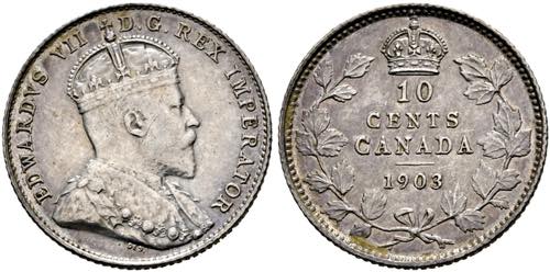 Edward VII. 1901-1910 - 10 Cents ... 