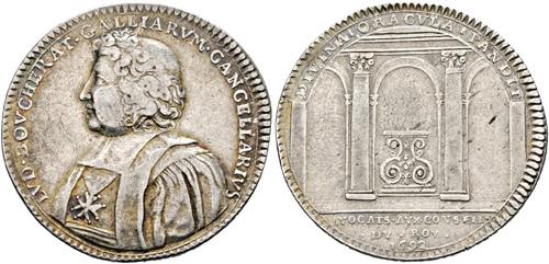 Ludwig XIV. 1643-1715 - AR-Jeton ... 