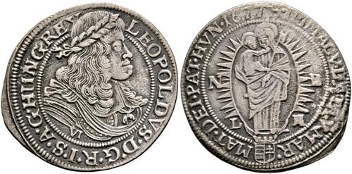 Leopold I. 1657-1705 - VI Kreuzer ... 