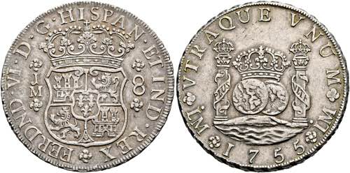 PERU - Ferdinand VI. 1746-1760 - 8 ... 