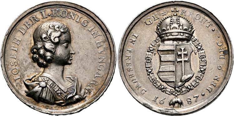 Joseph I. 1705-1711 - AR-Medaille ... 