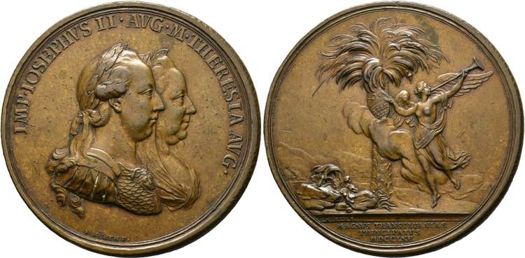 Joseph II. 1765-1790 - AE-Medaille ... 