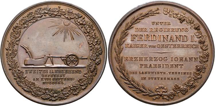 Graz - AE-Medaille (58mm) 1840 ... 