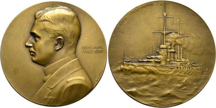 Karl I. 1916-1919 - AE-Medaille ... 