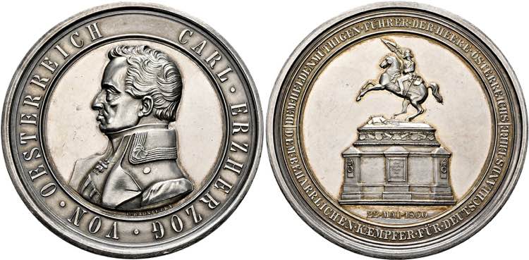 Karl, 1771-1847 - AR-Medaille ... 