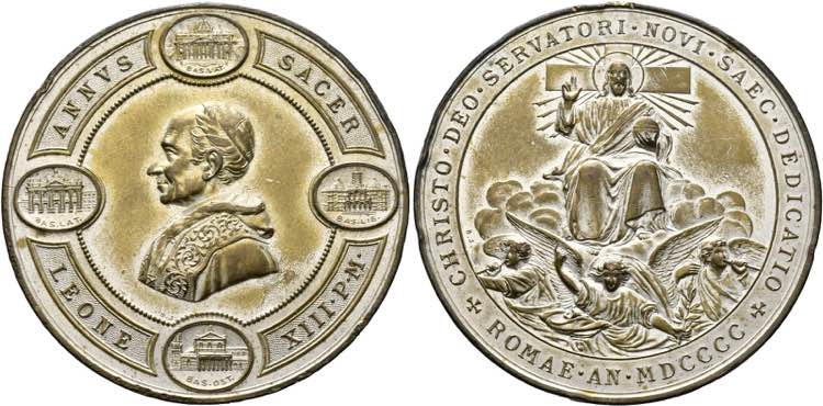 Leo XIII. 1878-1903 - AE-Medaille ... 