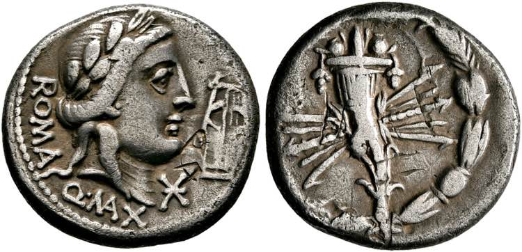 Q. Fabius Maximus - Denarius (3,65 ... 