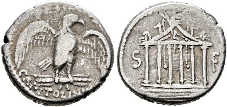 Petillius Capitolinus - Denarius ... 
