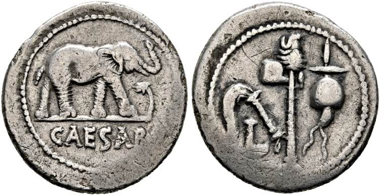 C. Iulius Caesar - Denarius (3,66 ... 