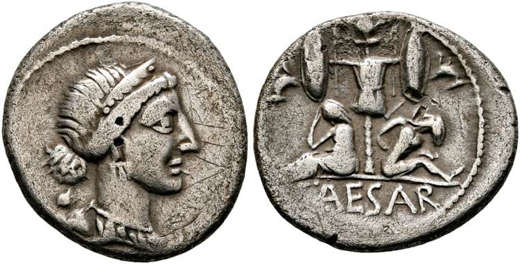 C. Iulius Caesar - Denarius (3,78 ... 