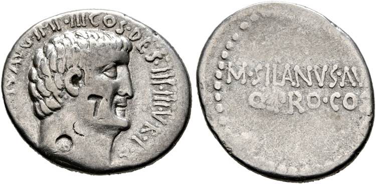 M. Antonius - Denarius (3,40 g), ... 