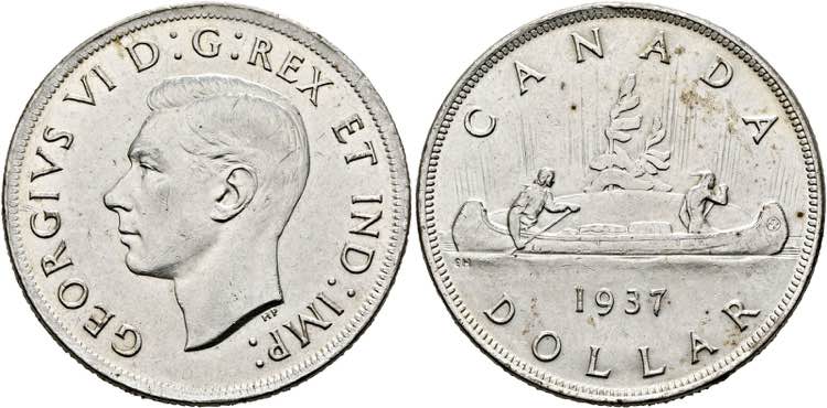 Georg VI. 1936-1952 - Dollar 1937 ... 