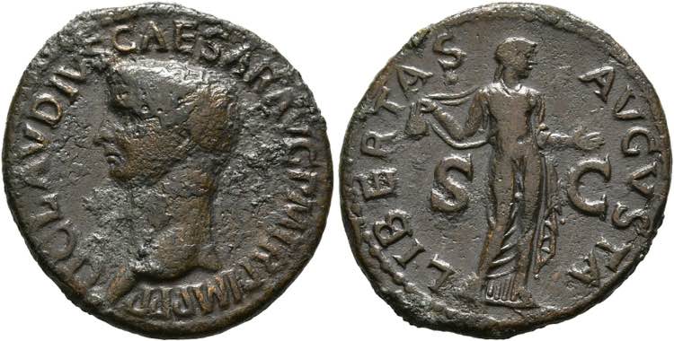 Claudius (41-54) - As (11,06 g), ... 