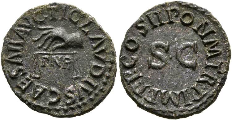 Claudius (41-54) - Quadrans (2,43 ... 