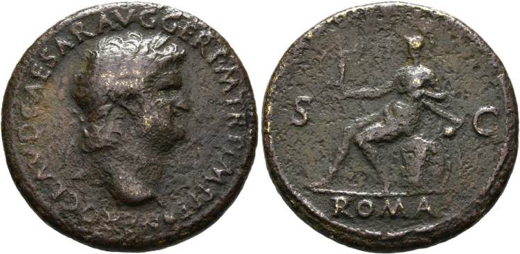 Nero (54-68) - Sestertius (24,04 ... 