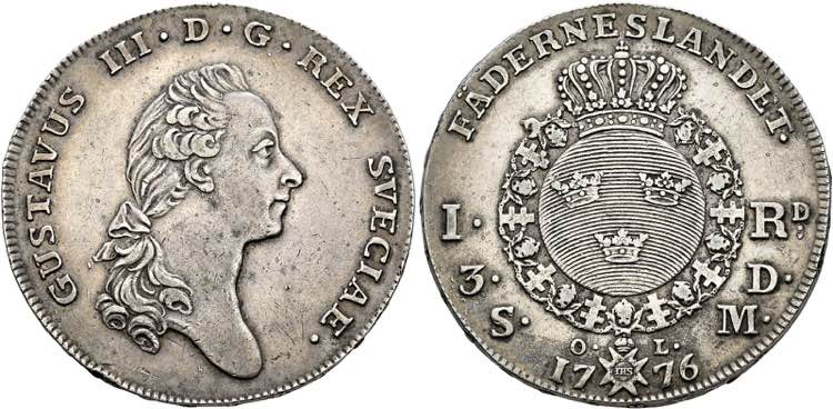 SCHWEDEN - Gustav III. 1771-1792 - ... 