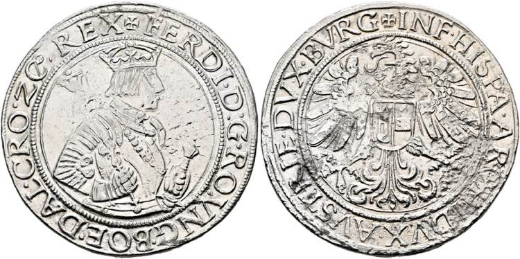 Ferdinand I. 1521-1564 - Taler o. ... 